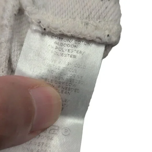 Womens LOFT Heather Oatmeal Speckled 3/4 Sleeve Crew Shirt Top Size Small S - Picture 5 of 6